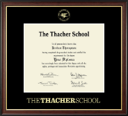 The Thacher School Gold Embossed Diploma Frame in Studio Gold