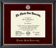 Florida State University Regal Edition Diploma Frame in Noir