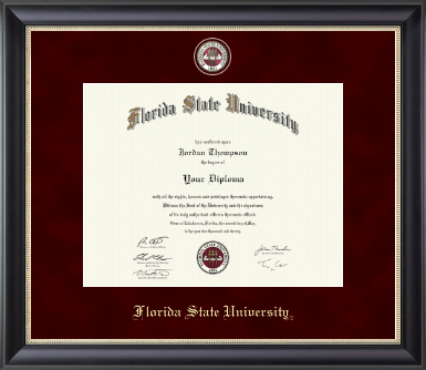 Florida State University diploma frame - Regal Edition Diploma Frame in Noir