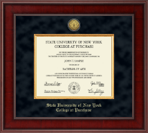 Purchase College diploma frame - Presidential Gold Engraved Diploma Frame in Jefferson