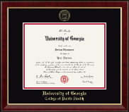 University of Georgia diploma frame - Gold Embossed Diploma Frame in Murano