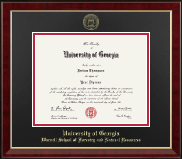 University of Georgia diploma frame - Gold Embossed Diploma Frame in Murano
