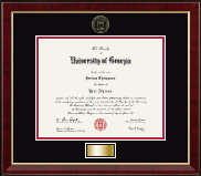 University of Georgia diploma frame - Personalized Gold Embossed Diploma Frame in Murano