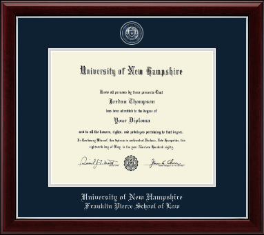 University of New Hampshire diploma frame - Masterpiece Medallion Diploma Frame in Gallery Silver