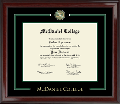 McDaniel College diploma frame - Showcase Edition Diploma Frame in Encore