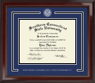 Southern Connecticut State University diploma frame - Showcase Edition Diploma Frame in Encore