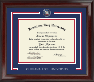 Louisiana Tech University Showcase Edition Diploma Frame in Encore