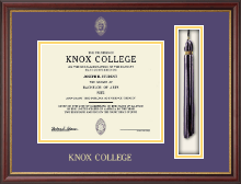Knox College diploma frame - Tassel Edition Diploma Frame in Newport
