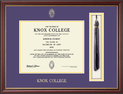Knox College diploma frame - Tassel & Cord Diploma Frame in Newport