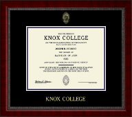 Knox College Gold Embossed Diploma Frame in Sutton