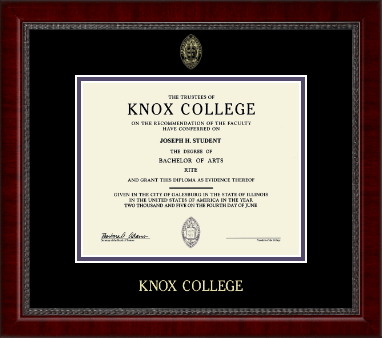 Knox College diploma frame - Gold Embossed Diploma Frame in Sutton