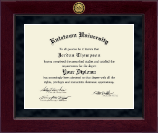 Kutztown University diploma frame - Millennium Gold Engraved Diploma Frame in Cordova