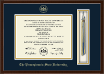 Pennsylvania State University diploma frame - Tassel & Cord Diploma Frame in Delta