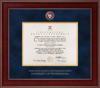 University of Pennsylvania diploma frame - Presidential Masterpiece Diploma Frame in Jefferson