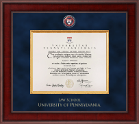 University of Pennsylvania Presidential Masterpiece Diploma Frame in Jefferson