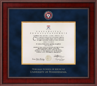 University of Pennsylvania diploma frame - Presidential Masterpiece Diploma Frame in Jefferson