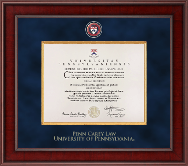 University of Pennsylvania diploma frame - Presidential Masterpiece Diploma Frame in Jefferson