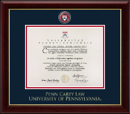 University of Pennsylvania diploma frame - Masterpiece Medallion Diploma Frame in Gallery