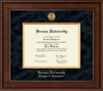 Brenau University Presidential Gold Engraved Diploma Frame in Madison