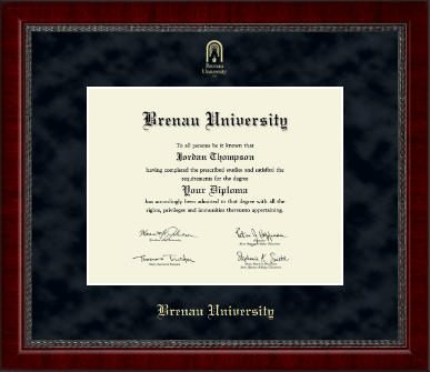 Brenau University diploma frame - Gold Embossed Diploma Frame in Sutton