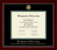 Binghamton University Gold Engraved Medallion Diploma Frame in Sutton