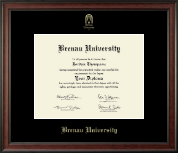Brenau University diploma frame - Gold Embossed Diploma Frame in Studio