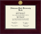 Arkansas State University Beebe diploma frame - Century Gold Engraved Diploma Frame in Cordova