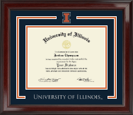 University of Illinois diploma frame - Spirit Medallion Diploma Frame in Encore