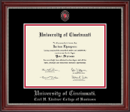 University of Cincinnati diploma frame - Masterpiece Medallion Diploma Frame in Kensington Silver