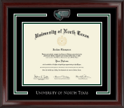 University of North Texas Spirit Medallion Diploma Frame in Encore