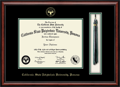 California State Polytechnic University, Pomona diploma frame - Tassel & Cord Diploma Frame in Southport
