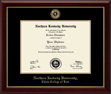 Northern Kentucky University diploma frame - Masterpiece Medallion Diploma Frame in Gallery