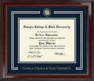 Georgia College & State University Showcase Edition Diploma Frame in Encore