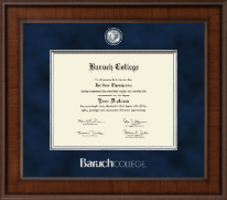 Baruch College Presidential Masterpiece Diploma Frame in Madison
