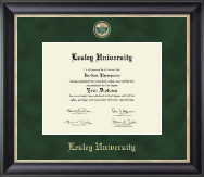 Lesley University Regal Edition Diploma Frame in Noir