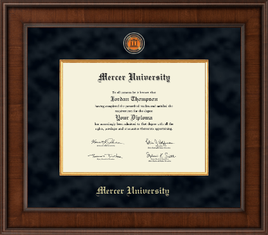 Mercer University diploma frame - Presidential Masterpiece Diploma Frame in Madison