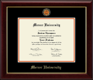 Mercer University Masterpiece Medallion Diploma Frame in Gallery
