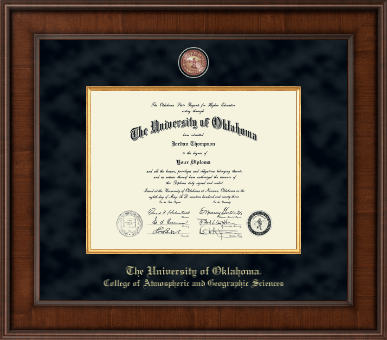 The University of Oklahoma diploma frame - Presidential Masterpiece Diploma Frame in Madison