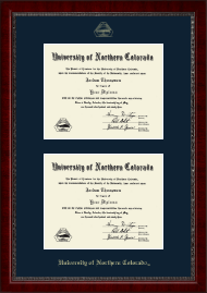 Double Diploma Frame