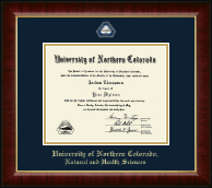University of Northern Colorado Masterpiece Medallion Diploma Frame in Murano