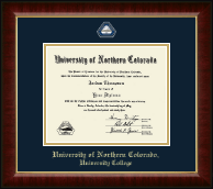 University of Northern Colorado diploma frame - Masterpiece Medallion Diploma Frame in Murano