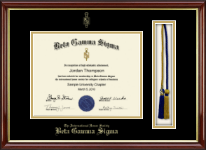 Tassel & Cord Certificate Frame