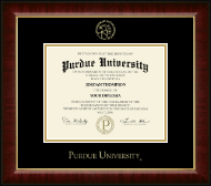 Purdue University diploma frame - Gold Embossed Diploma Frame in Murano