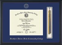 Southern Union State Community College diploma frame - Tassel & Cord Diploma Frame in Obsidian