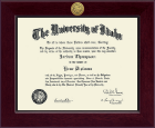 University of Idaho Century Gold Engraved Diploma Frame in Cordova