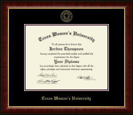 Gold Embossed Diploma Frame