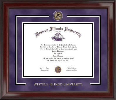 Western Illinois University diploma frame - Showcase Edition Diploma Frame in Encore