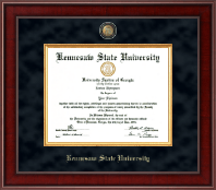 Kennesaw State University Presidential Masterpiece Diploma Frame in Jefferson