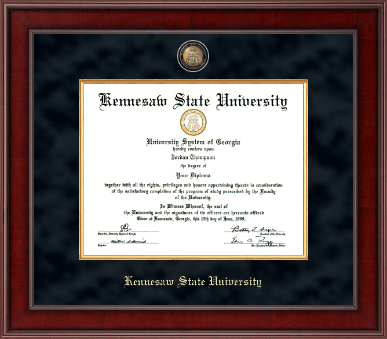 Kennesaw State University diploma frame - Presidential Masterpiece Diploma Frame in Jefferson