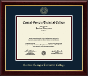 Central Georgia Technical College diploma frame - Gold Embossed Diploma Frame in Gallery